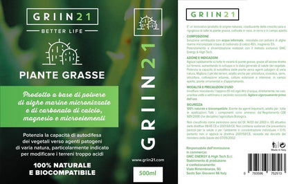 GRIIN21 per Piante da orto e aromatiche - 100% Naturale e biocompatibile - a Base di Acqua informata e Potenziata per Un’Azione fitostimolante